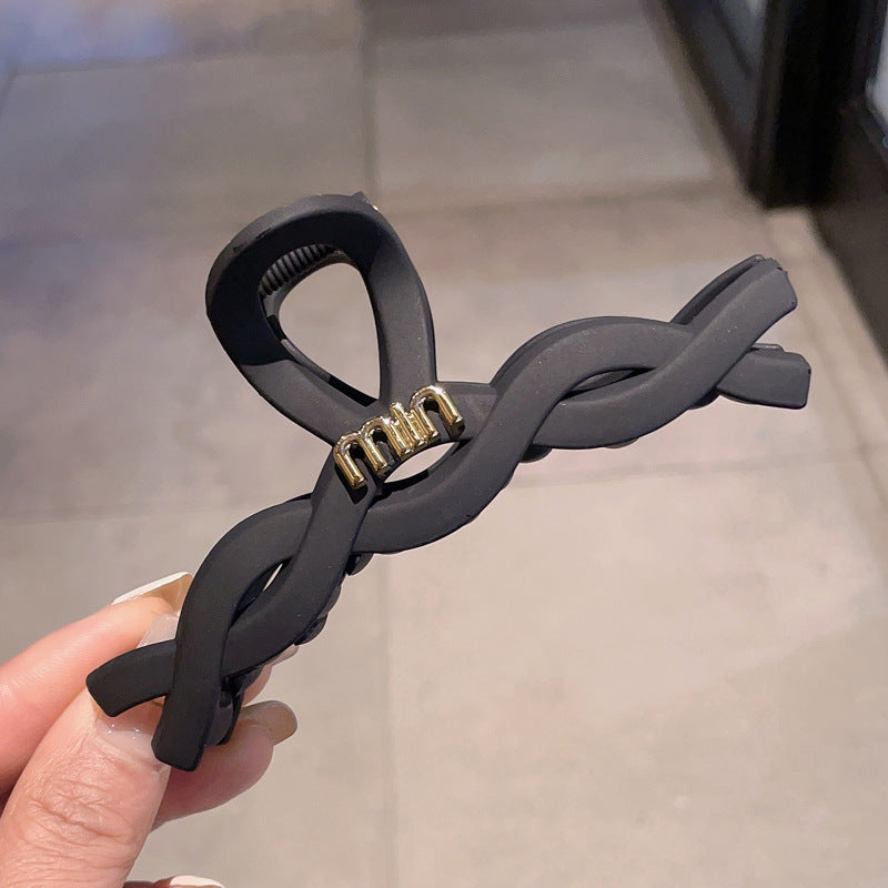 Graceful Bow Mesh Hair Claw Headdress