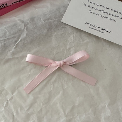 Sweet Girl Bow Ribbon Barrettes