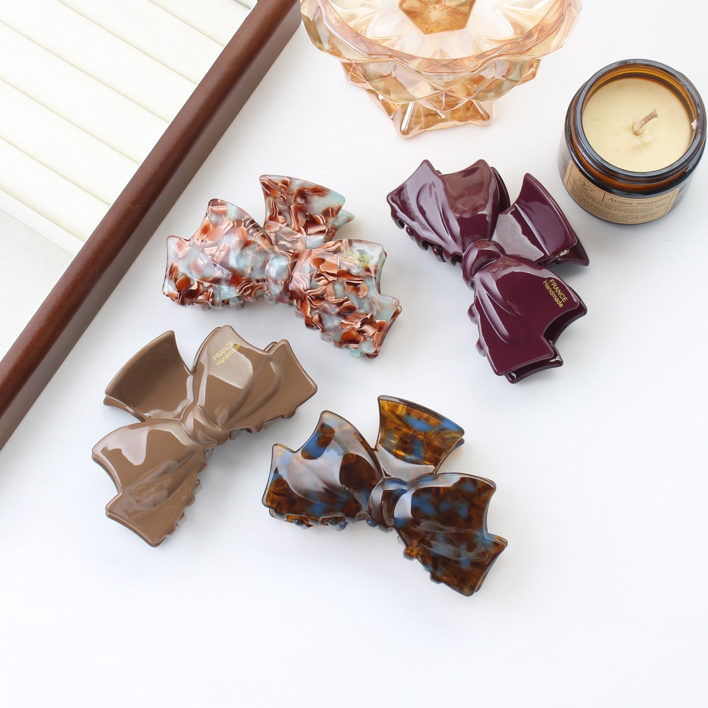 New Acetate Grip Sweet Hair Accessories Large Updo Hair Claw Headdress Clip