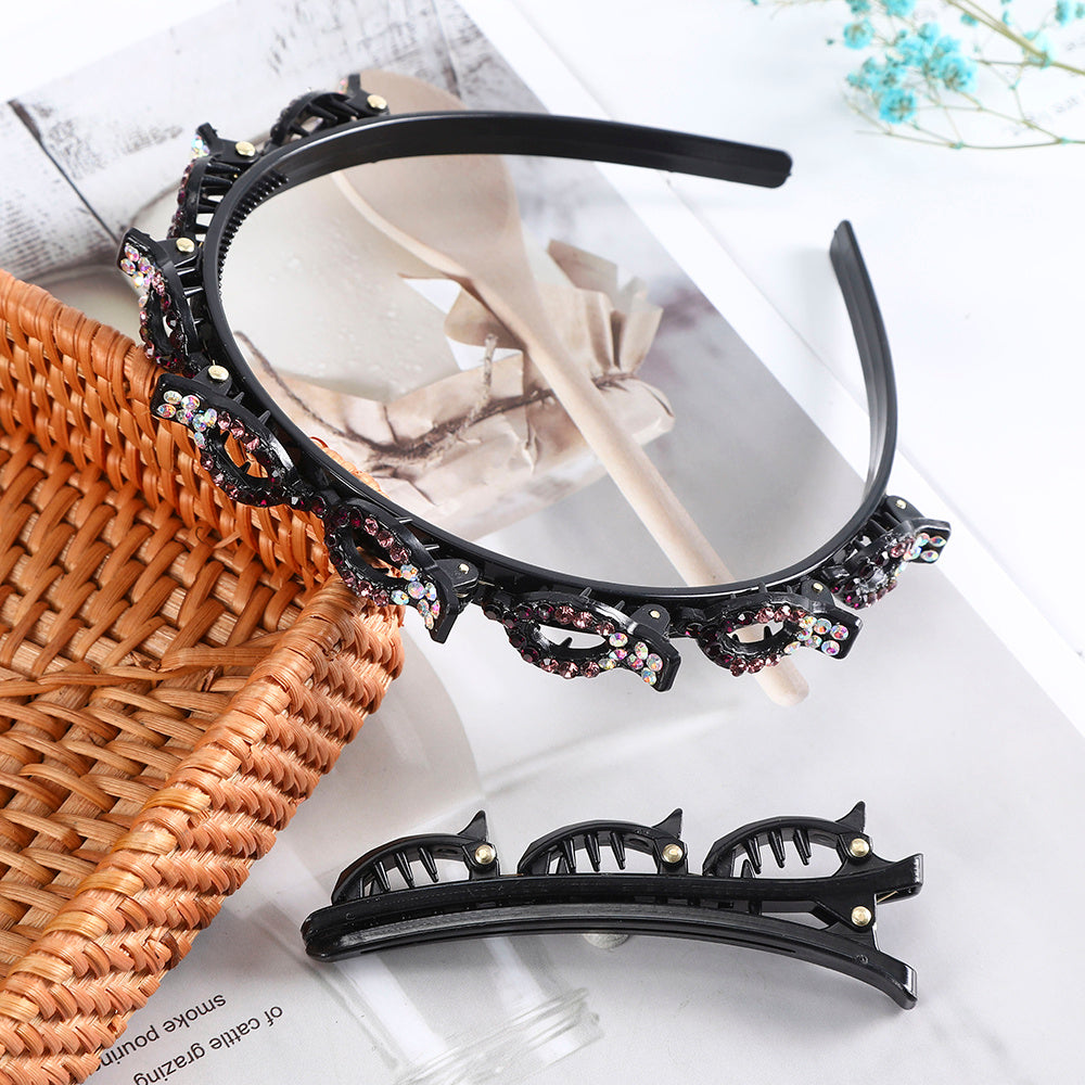 Non-Slip Head Wear Solid Color Head Band Stylish Hair Styling Accessories