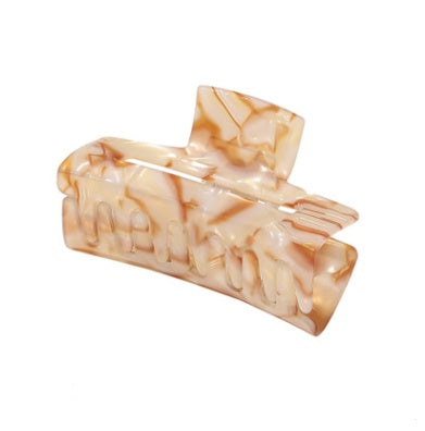 Gold Alloy Hair Clips, Claw Clip, Geometric Openwork Clips, Hairpins, For Women and Girls, Hair Accessories