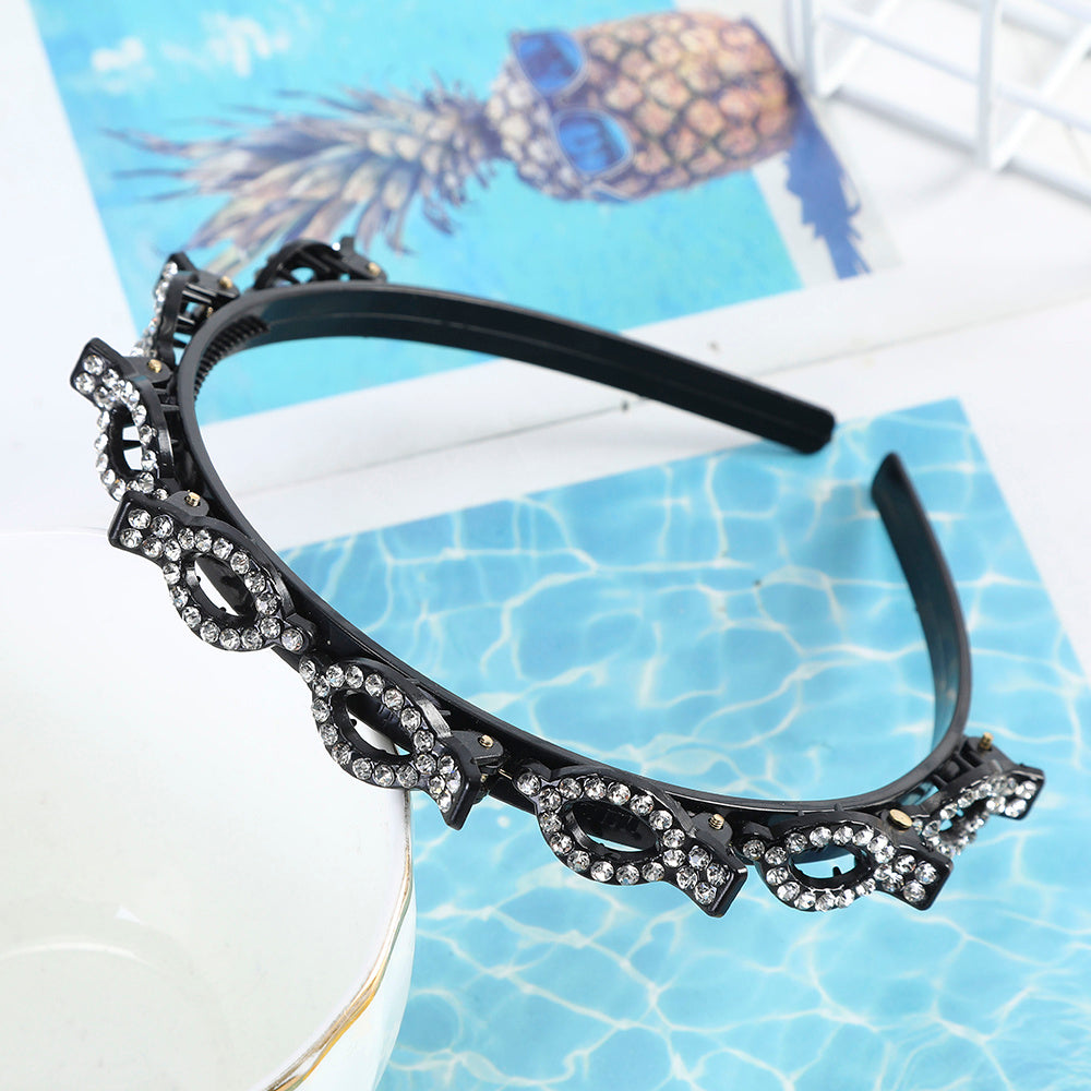Non-Slip Head Wear Solid Color Head Band Stylish Hair Styling Accessories