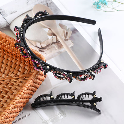 Non-Slip Head Wear Solid Color Head Band Stylish Hair Styling Accessories