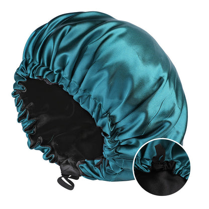 New Women's Fashion Double-layer Satin Sleeping Hat- Soft & Comfortable