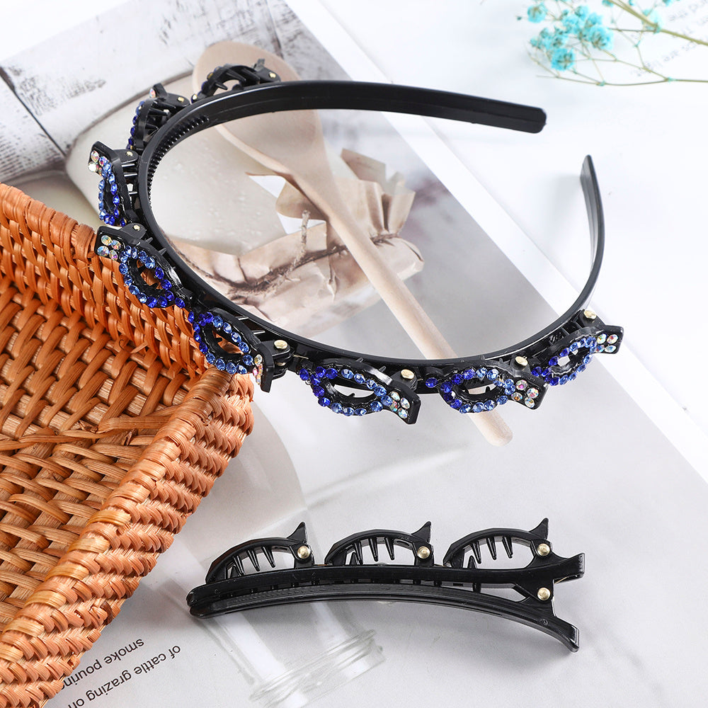 Non-Slip Head Wear Solid Color Head Band Stylish Hair Styling Accessories