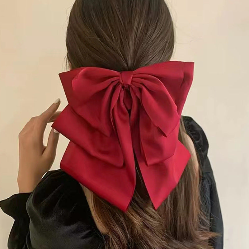 Graceful Bow Mesh Hair Claw Headdress