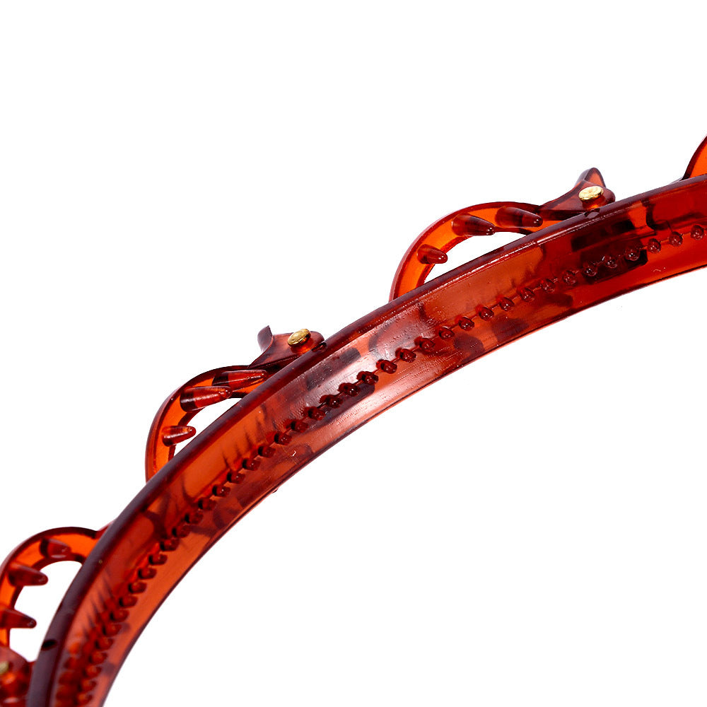 Multi-layer hollow woven bangs headband