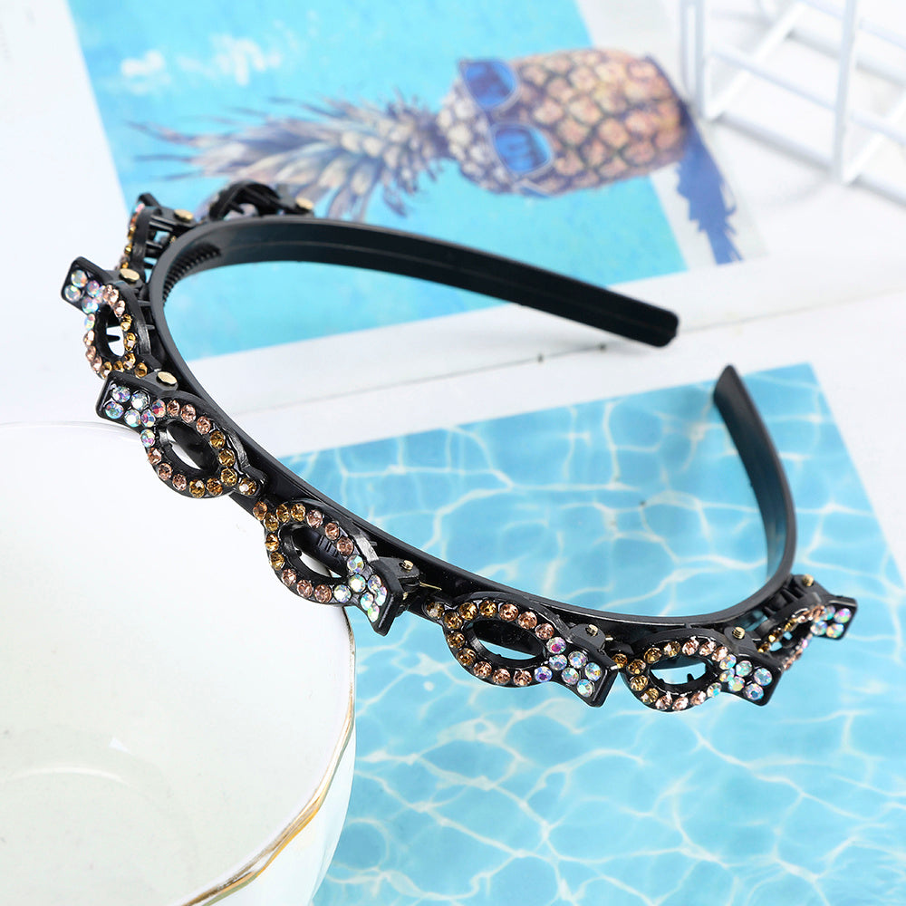 Non-Slip Head Wear Solid Color Head Band Stylish Hair Styling Accessories