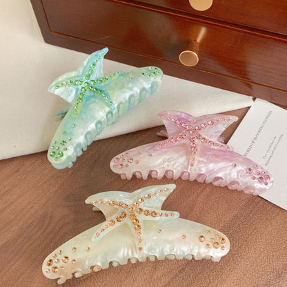 Original Design Stereo Acetate Starfish Hair Claw