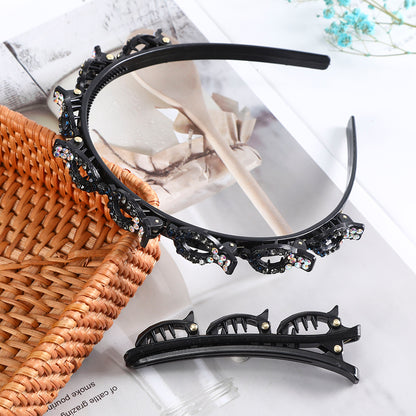 Non-Slip Head Wear Solid Color Head Band Stylish Hair Styling Accessories