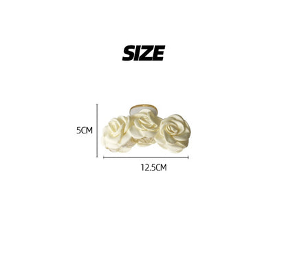 Milk White Sweet Summer New INS Premium Feel Back Head Hair Clip