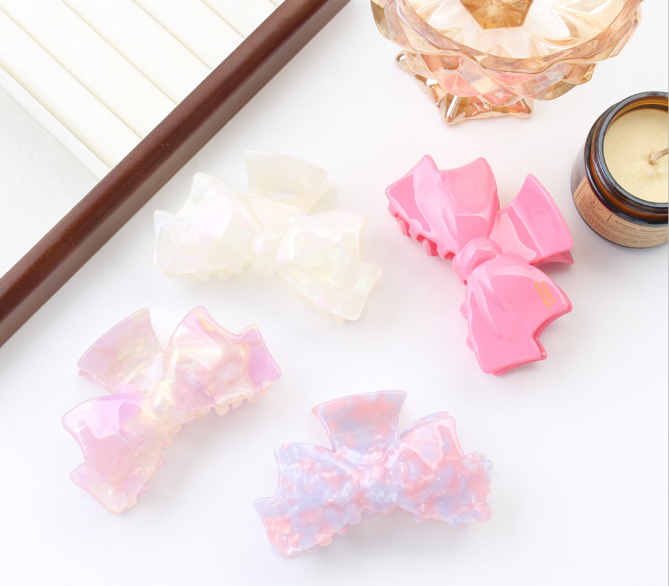 New Acetate Grip Sweet Hair Accessories Large Updo Hair Claw Headdress Clip