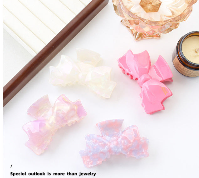 New Acetate Grip Sweet Hair Accessories Large Updo Hair Claw Headdress Clip