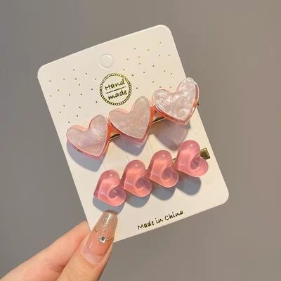 Sweet And Lovely Side Clip Love Hair Accessories