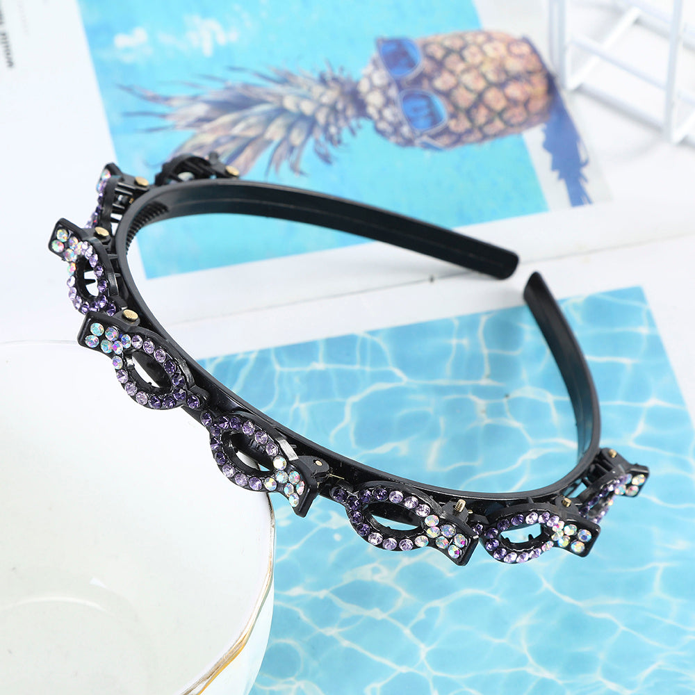 Non-Slip Head Wear Solid Color Head Band Stylish Hair Styling Accessories