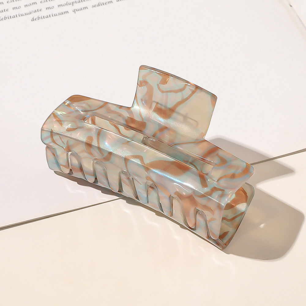 Gold Alloy Hair Clips, Claw Clip, Geometric Openwork Clips, Hairpins, For Women and Girls, Hair Accessories