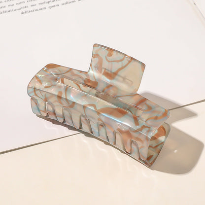 Gold Alloy Hair Clips, Claw Clip, Geometric Openwork Clips, Hairpins, For Women and Girls, Hair Accessories