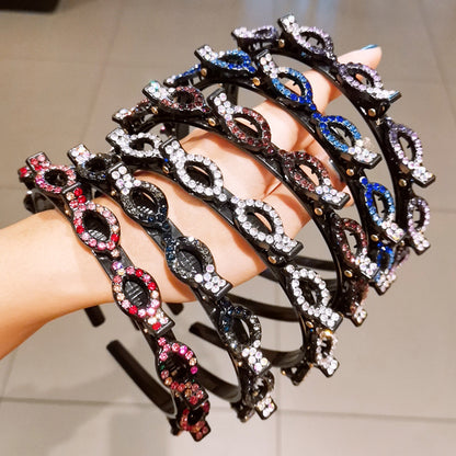 Non-Slip Head Wear Solid Color Head Band Stylish Hair Styling Accessories