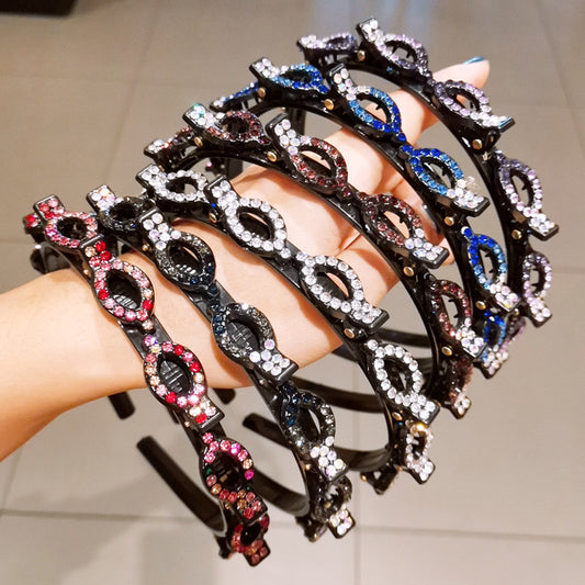 Non-Slip Head Wear Solid Color Head Band Stylish Hair Styling Accessories