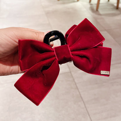 Graceful Bow Mesh Hair Claw Headdress