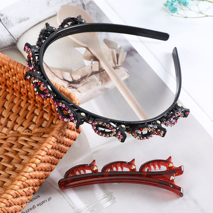 Non-Slip Head Wear Solid Color Head Band Stylish Hair Styling Accessories