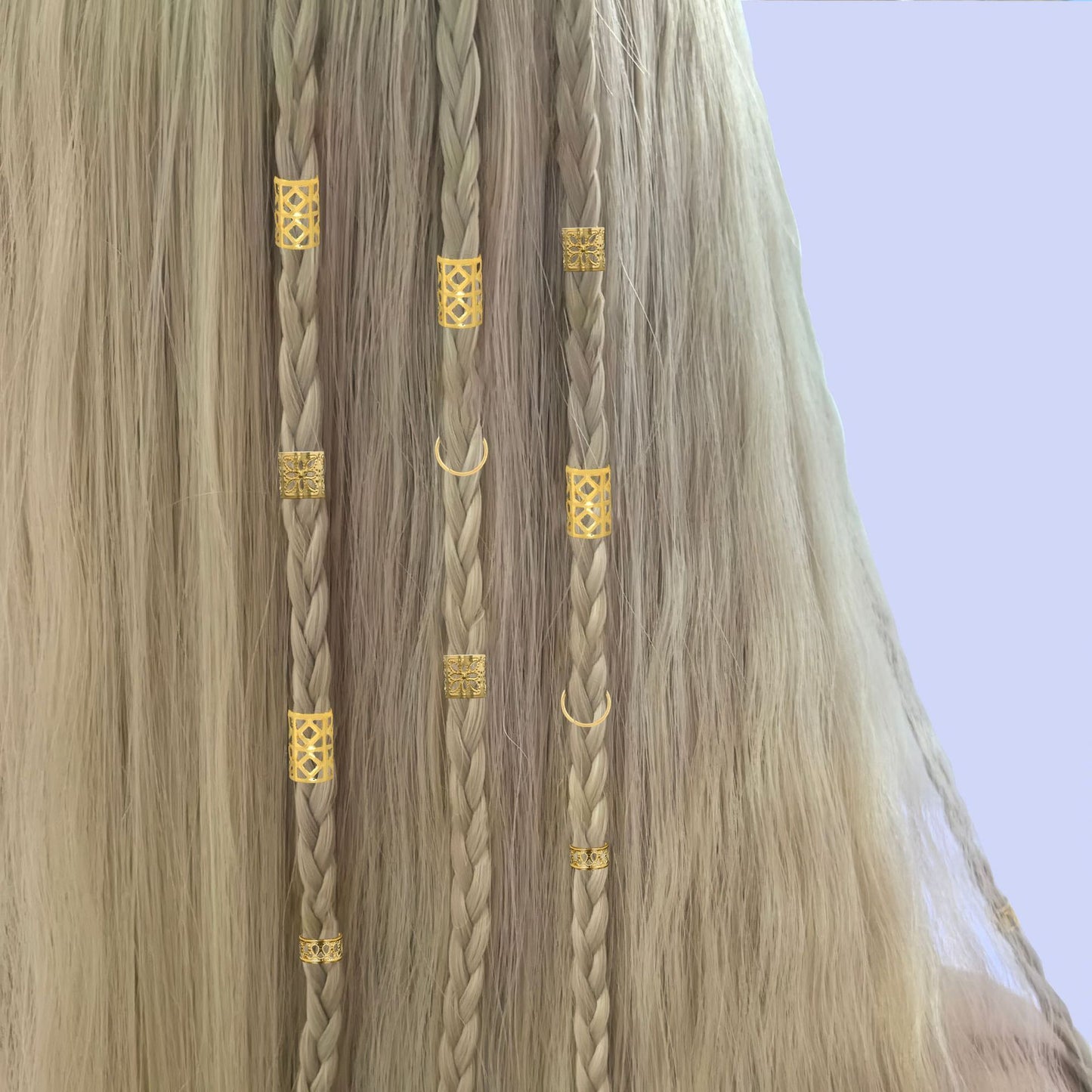 80 Metal Hair Rings DIY Dirty Braid Buckle Rings Accessories Styling Tools