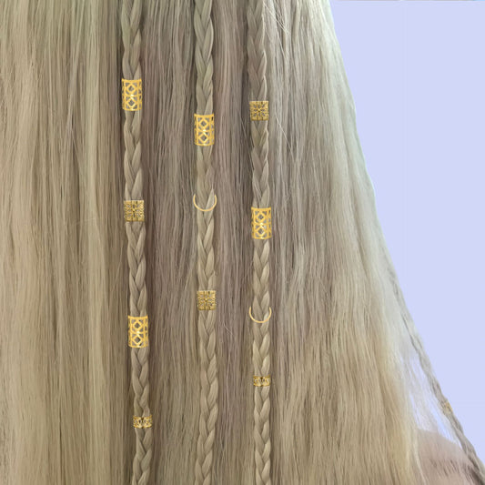 80 Metal Hair Rings DIY Dirty Braid Buckle Rings Accessories Styling Tools