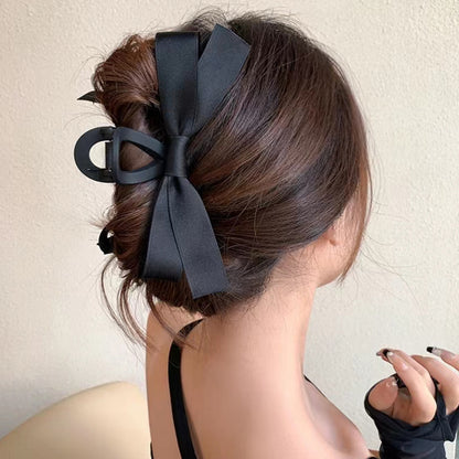 Graceful Bow Mesh Hair Claw Headdress