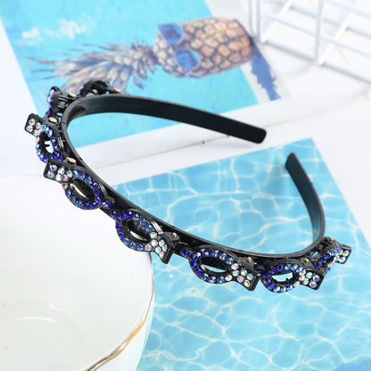 Non-Slip Head Wear Solid Color Head Band Stylish Hair Styling Accessories