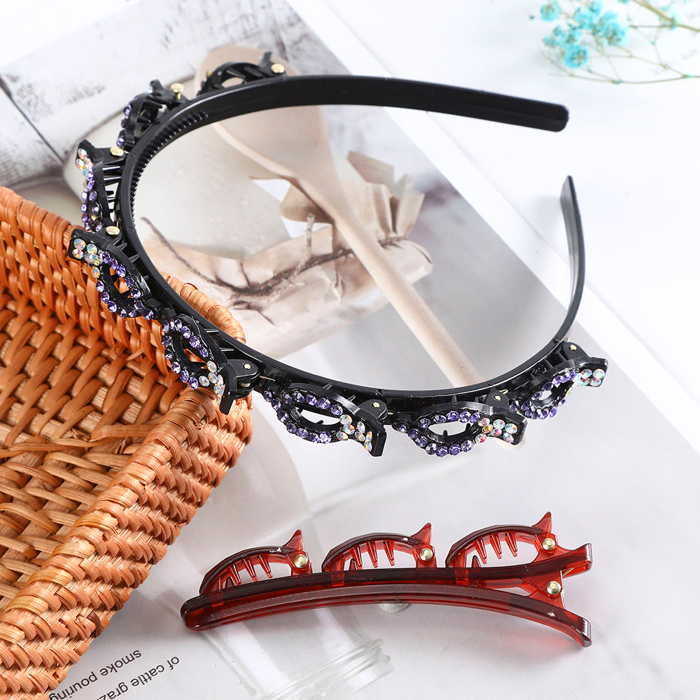 Non-Slip Head Wear Solid Color Head Band Stylish Hair Styling Accessories