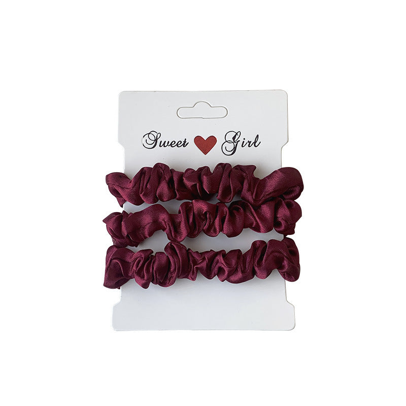 Simple Rubber Band Hair Tieshair Bands Ornament