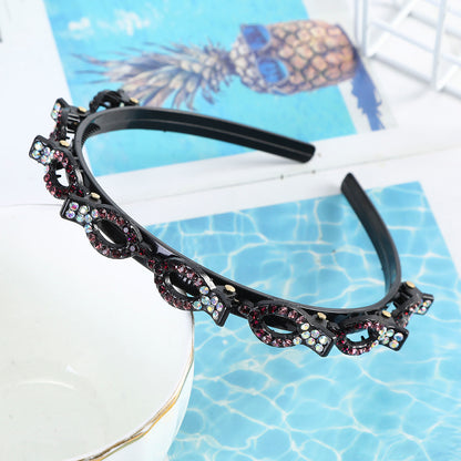 Non-Slip Head Wear Solid Color Head Band Stylish Hair Styling Accessories