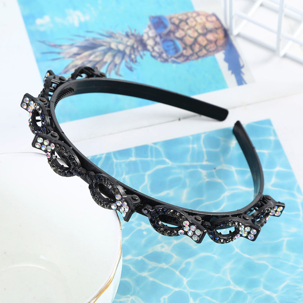 Non-Slip Head Wear Solid Color Head Band Stylish Hair Styling Accessories