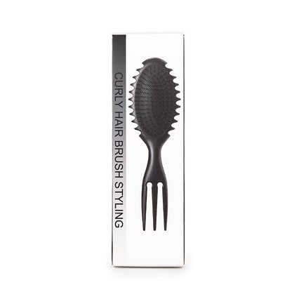 Curl Defining Bounce Hair Brush Boar Bristle Comb Detangling Shaping Hairbrushes Professional Salon Home Styling Comb