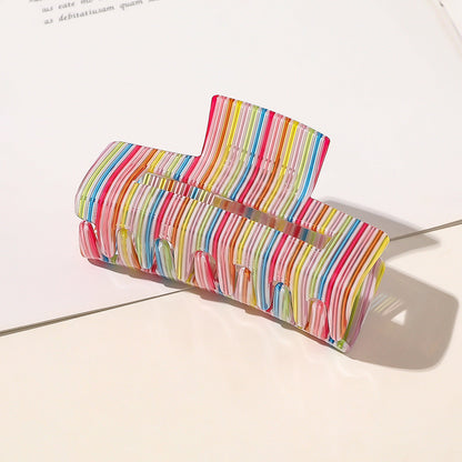 Gold Alloy Hair Clips, Claw Clip, Geometric Openwork Clips, Hairpins, For Women and Girls, Hair Accessories