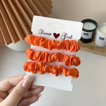 Simple Rubber Band Hair Tieshair Bands Ornament