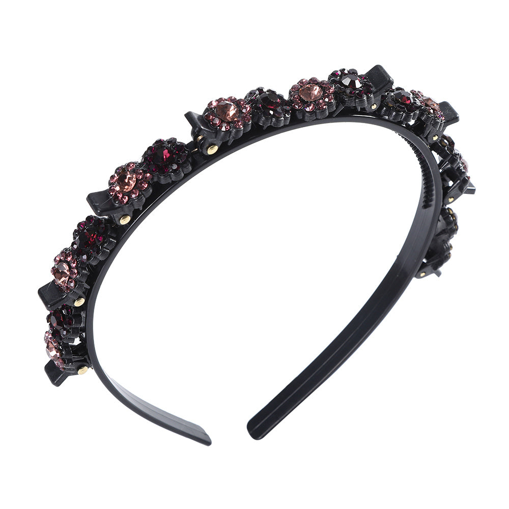 Non-Slip Head Wear Solid Color Head Band Stylish Hair Styling Accessories