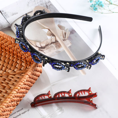 Non-Slip Head Wear Solid Color Head Band Stylish Hair Styling Accessories