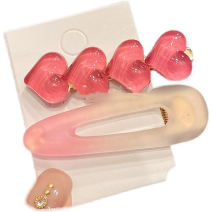 Sweet And Lovely Side Clip Love Hair Accessories