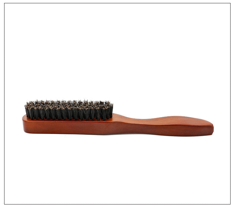 Wooden Handle Pig Bristle Brush Cleaning Broken Hair Brush Hair Salon Tool
